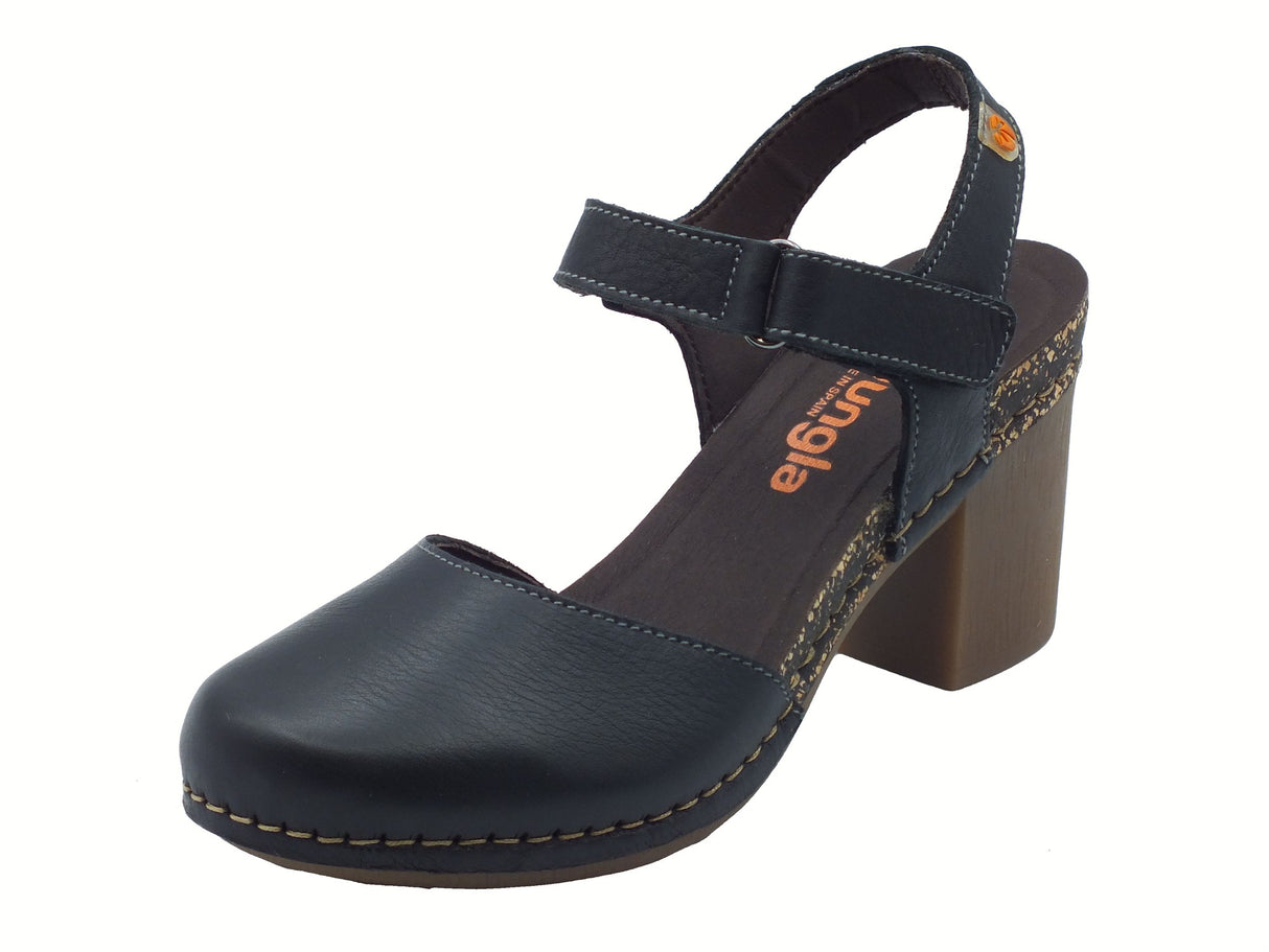 Jungla Jungla Sandali tacco alto Donna 7831 Loto Negro Pipa Camila pelle nero Nero