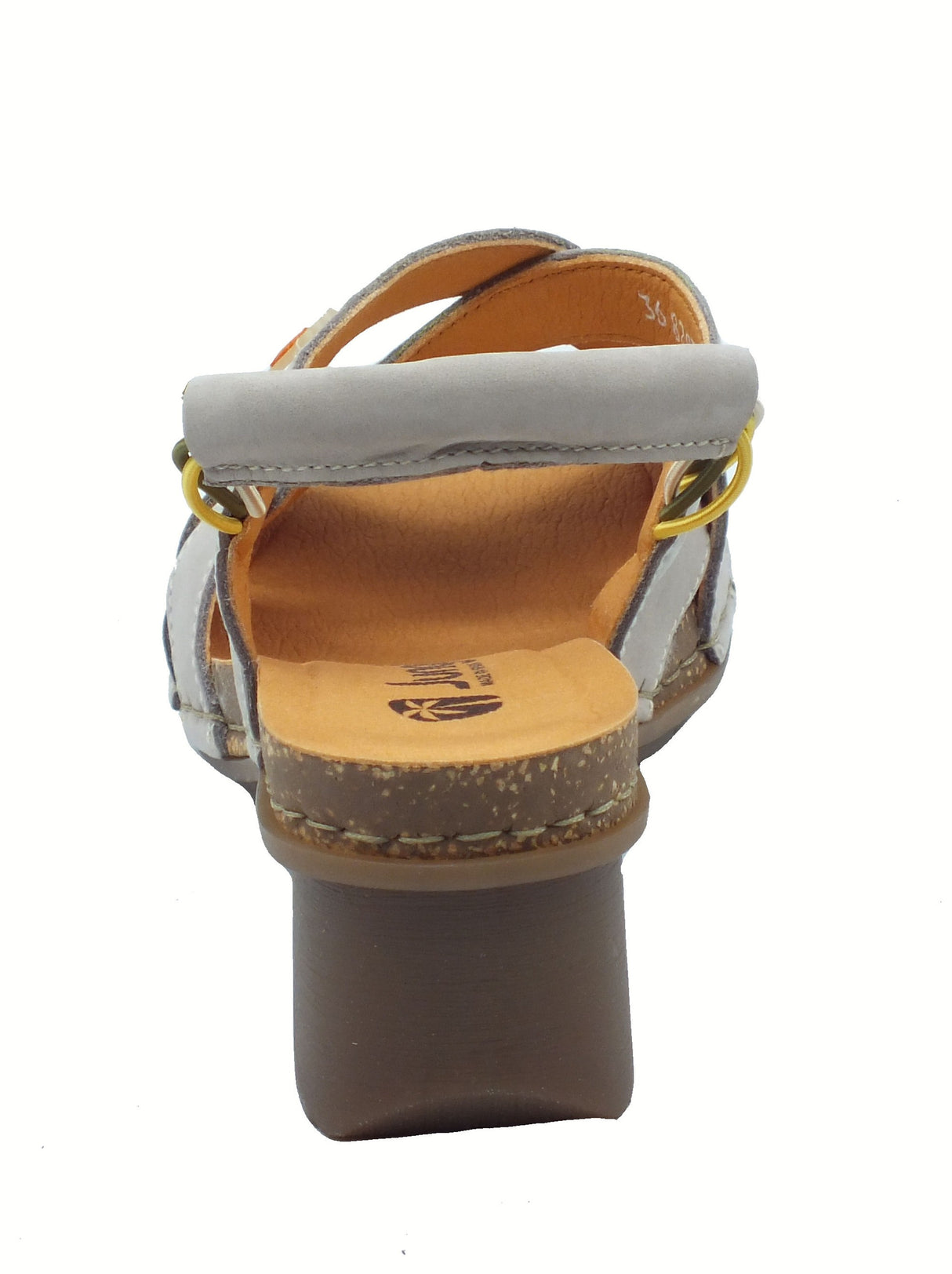 Jungla Jungla 8203 Nubuck Beach Palm Camila Sandali per Donna in grigio con tacco medio grigio