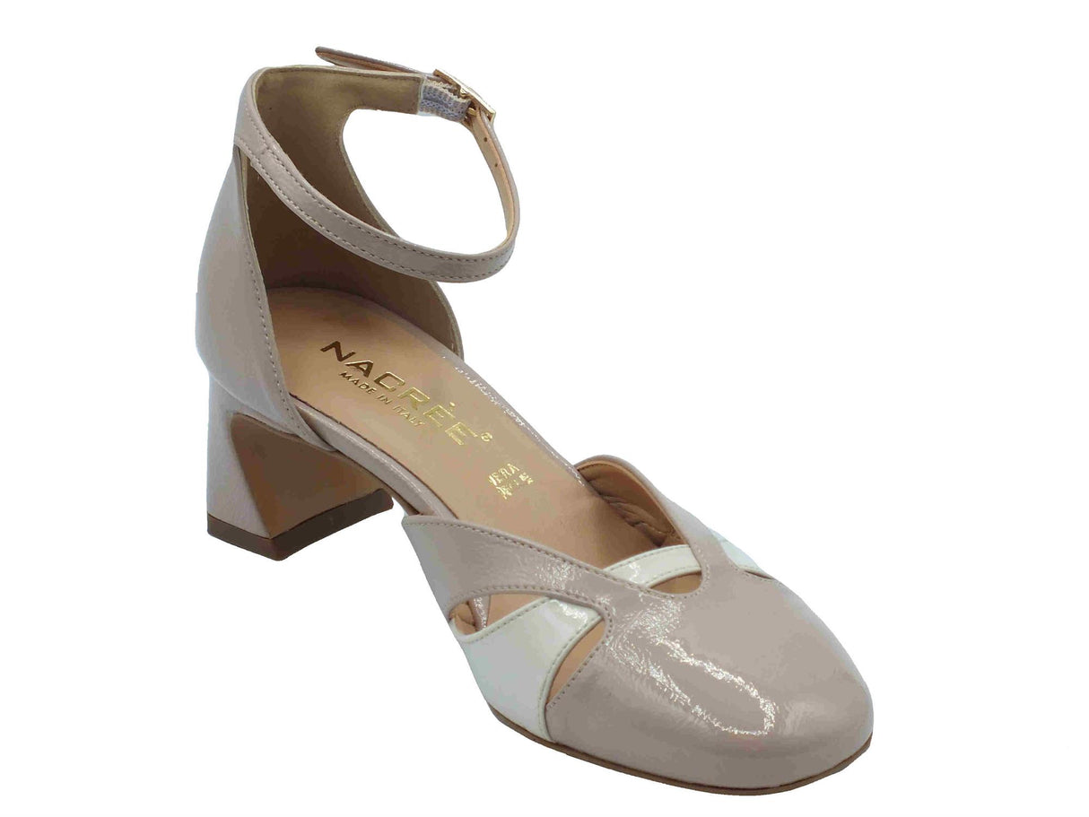 Nacrèe Nacrèe 2391018 Napl Nude Burro Sandali eleganti rosa naturale per Donna con tacco basso Burro