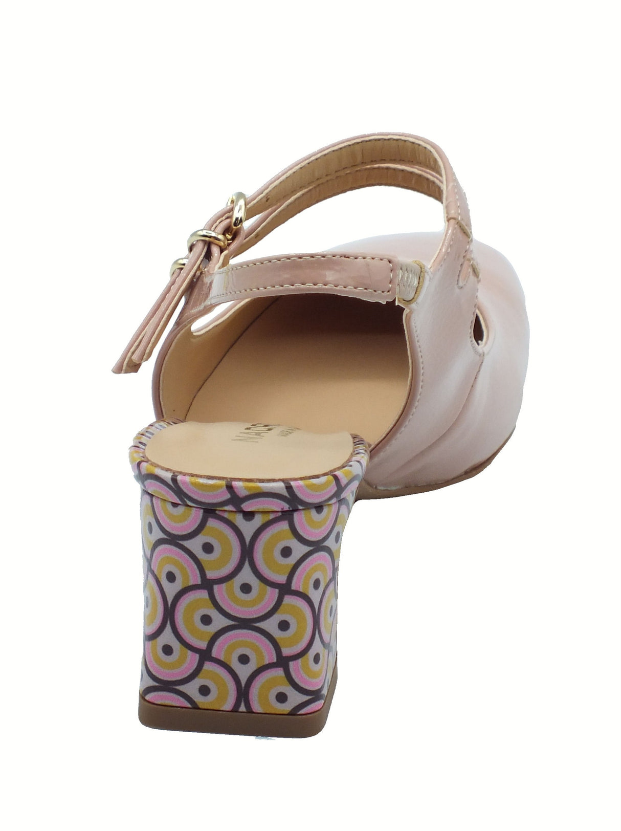 Nacrèe Nacrèe 2391020 Napl Nude Decoltè elegante in ecopelle rosa per Donna tacco medio Nude