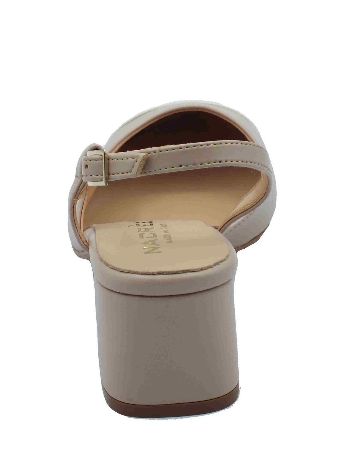 Nacrèe Nacrèe 5710002 Cap Burro Nudo Decoltè elegante rosa naturale e bianco per Donna tacco medio Nudo