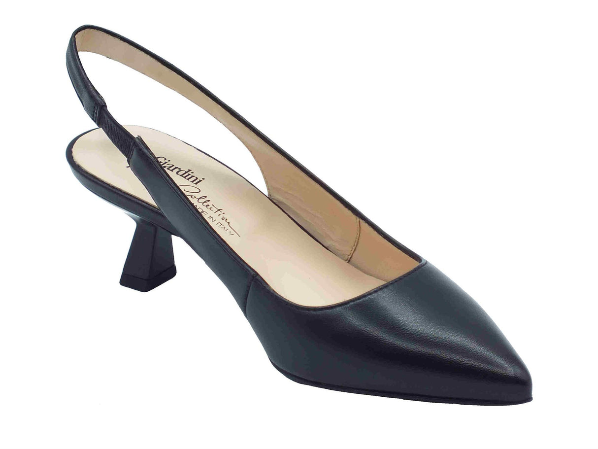 Nero Giardini NeroGiardini E512250DE Nappa Pand. Nero Sandali eleganti per donna con cinturino e tacco basso Nero