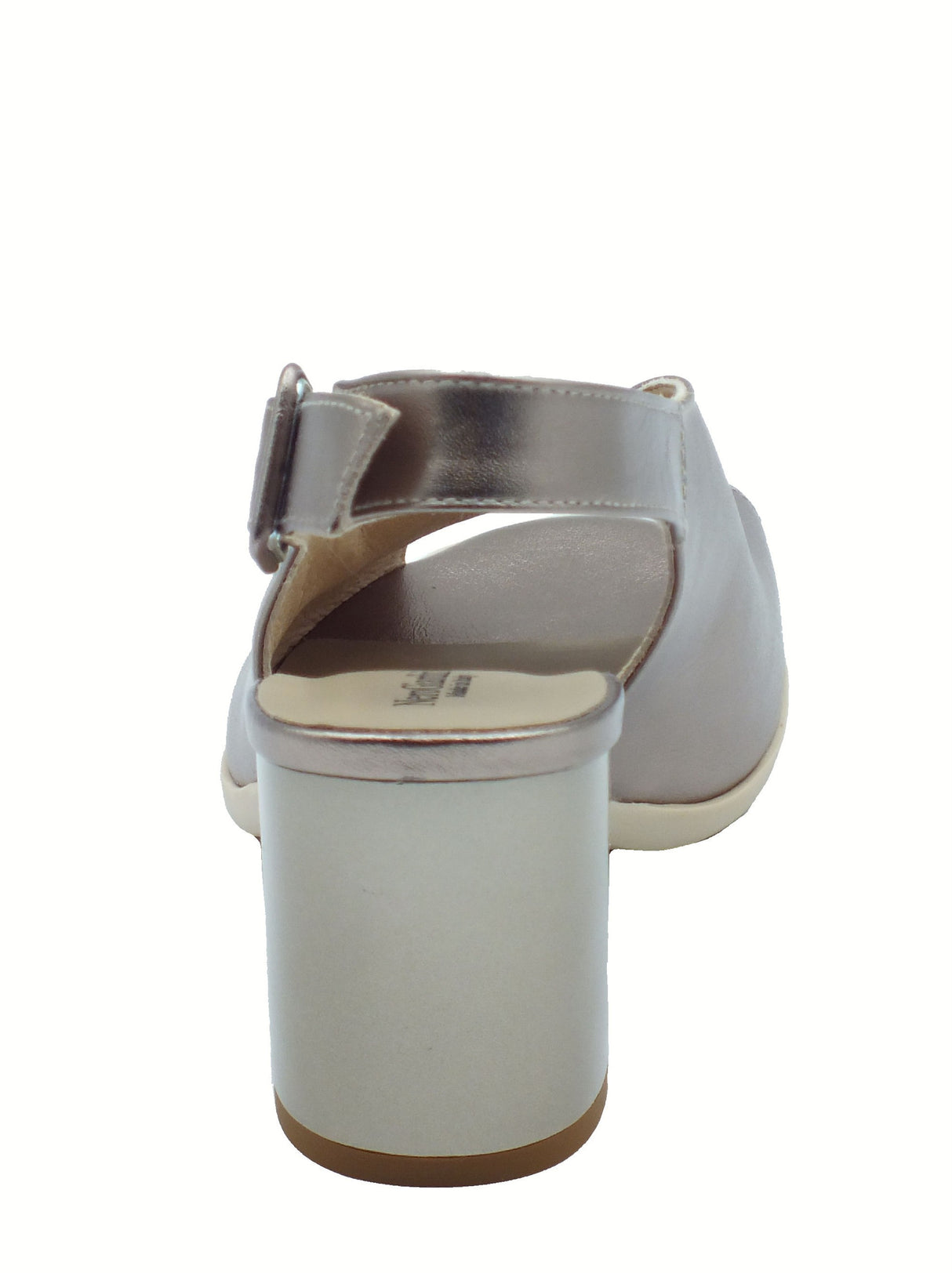 Nero Giardini NeroGiardini E513451D Oxigen Bronzo Sandali per donna in pelle con cinturino e tacco alto Bronzo