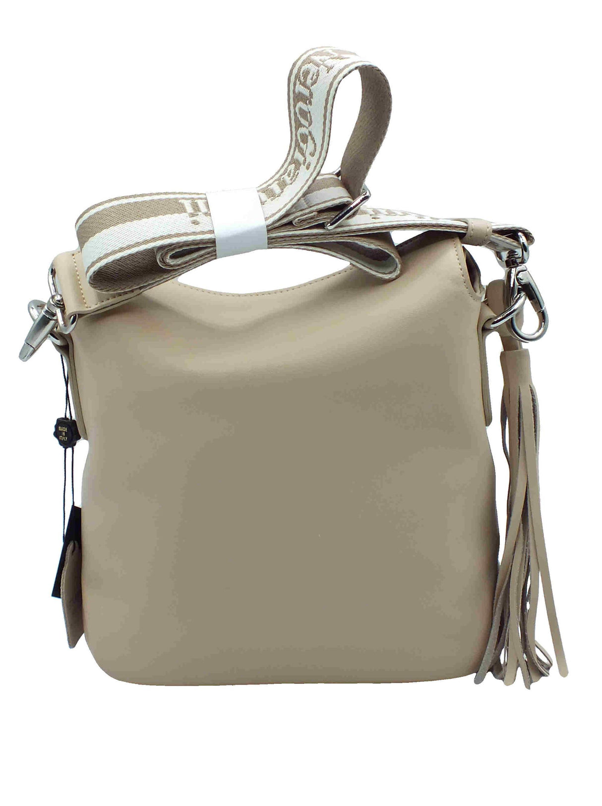 Nero Giardini NeroGiardini E543917D Reno Lino Tracollina per Donna in vera pelle con clip e pattina Reno Lino