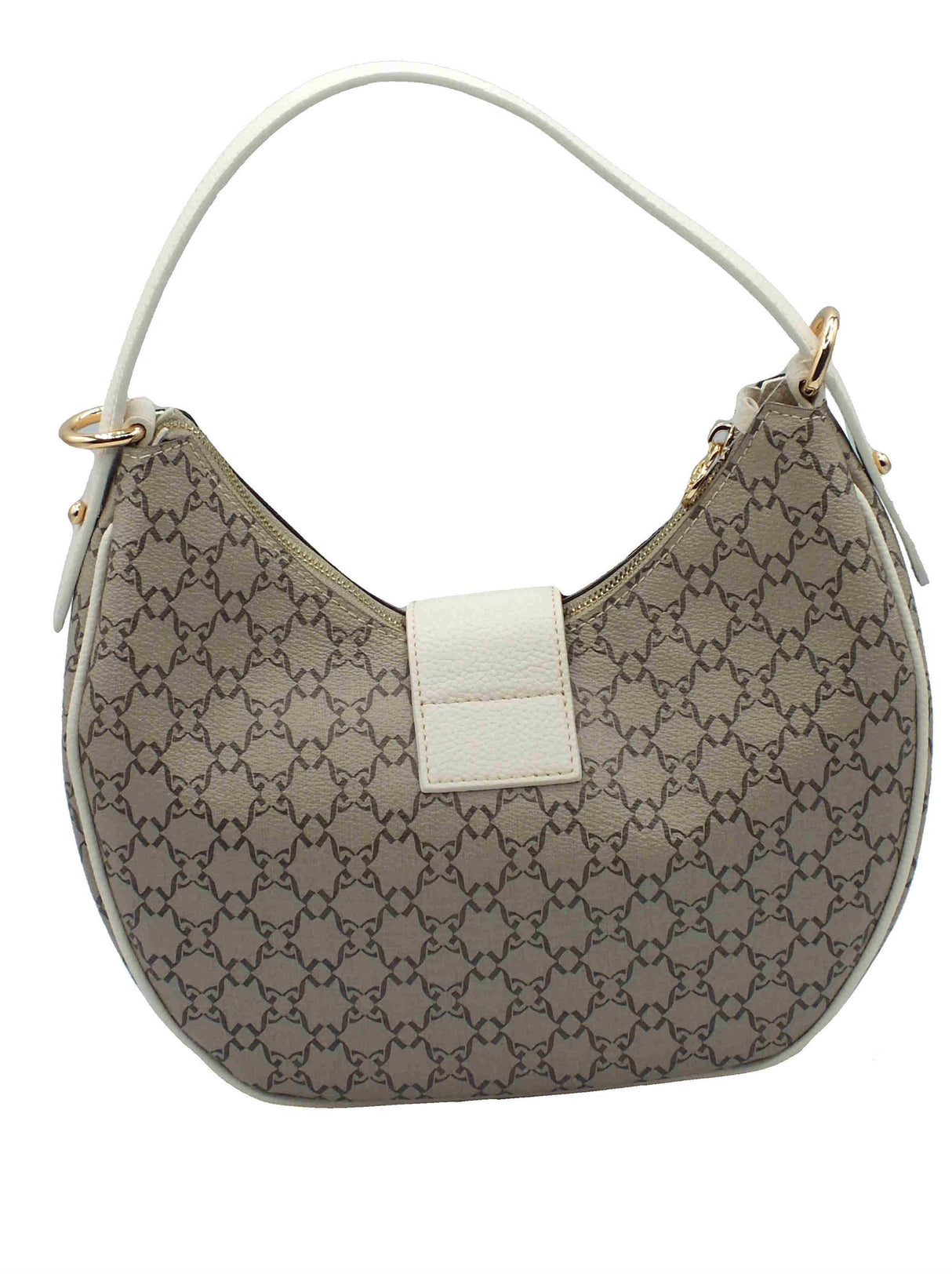 Nero Giardini NeroGiardini E543923D T. Giove Ecru Tracollina con monospalla Donna in ecopelle pattina e lampo Ecru