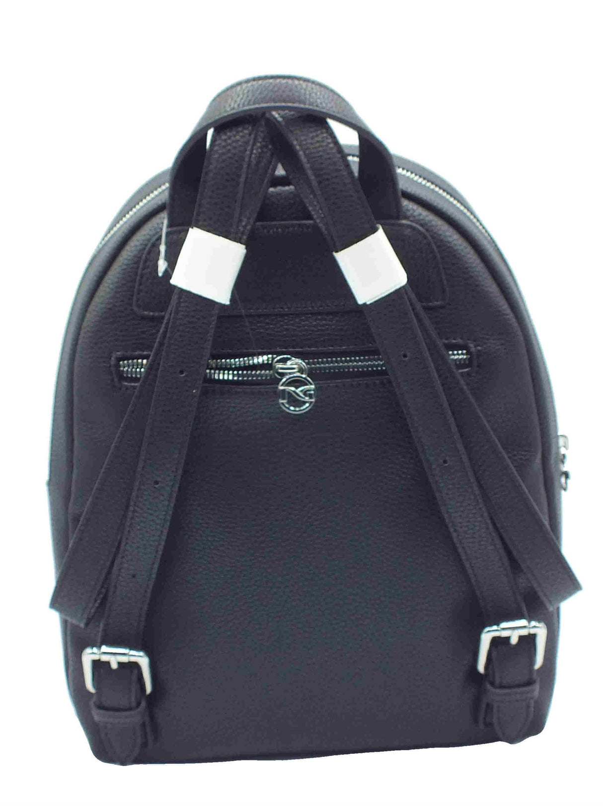 Nero Giardini NeroGiardini E543961D T. Gorgona Nero Zainetto per Donna in ecopelle con lampo argento Nero