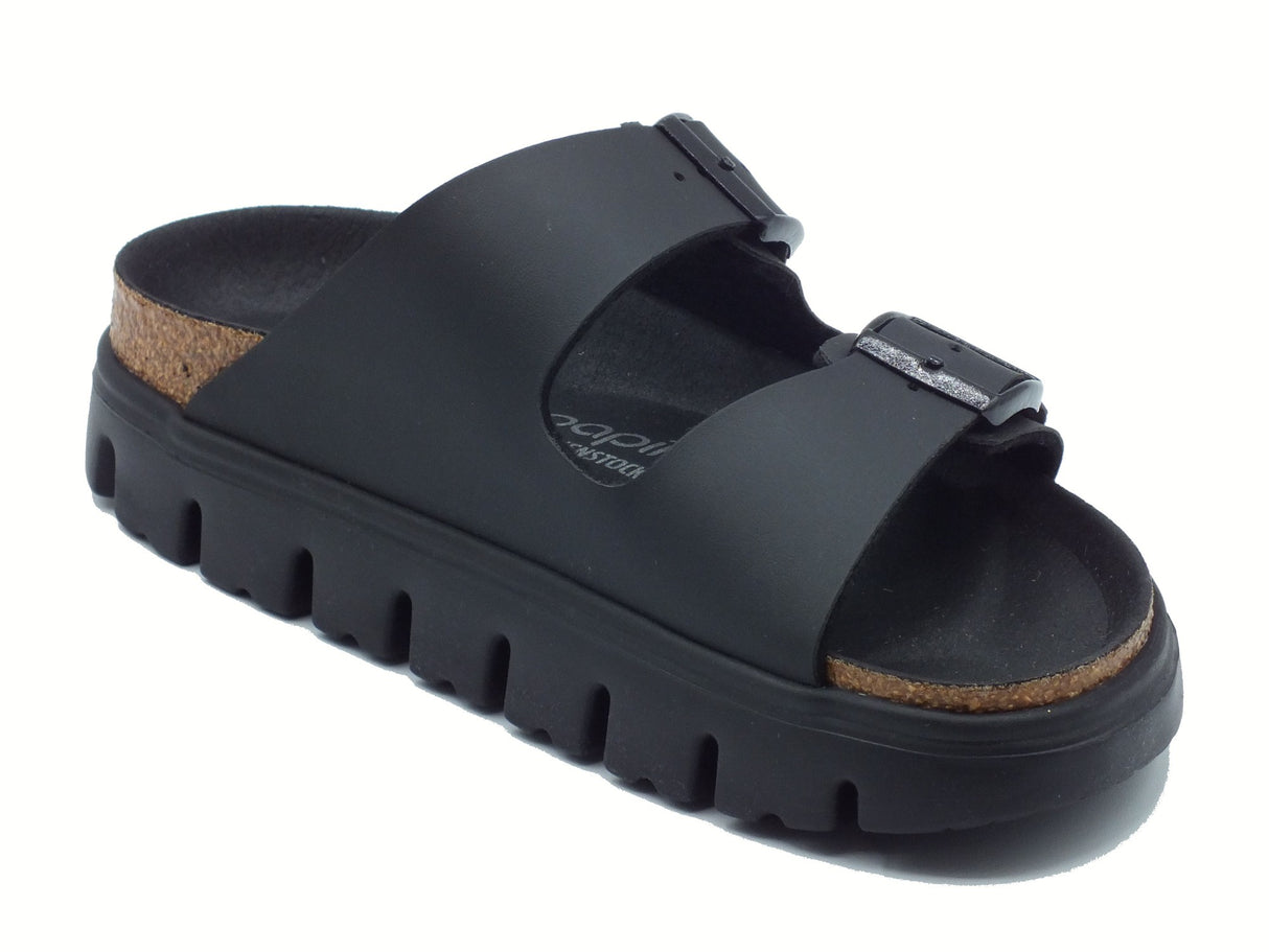 Papillio Papillio 1029077 Arizona Pap Chunky Black Sandali per Donna con doppia fibia Black