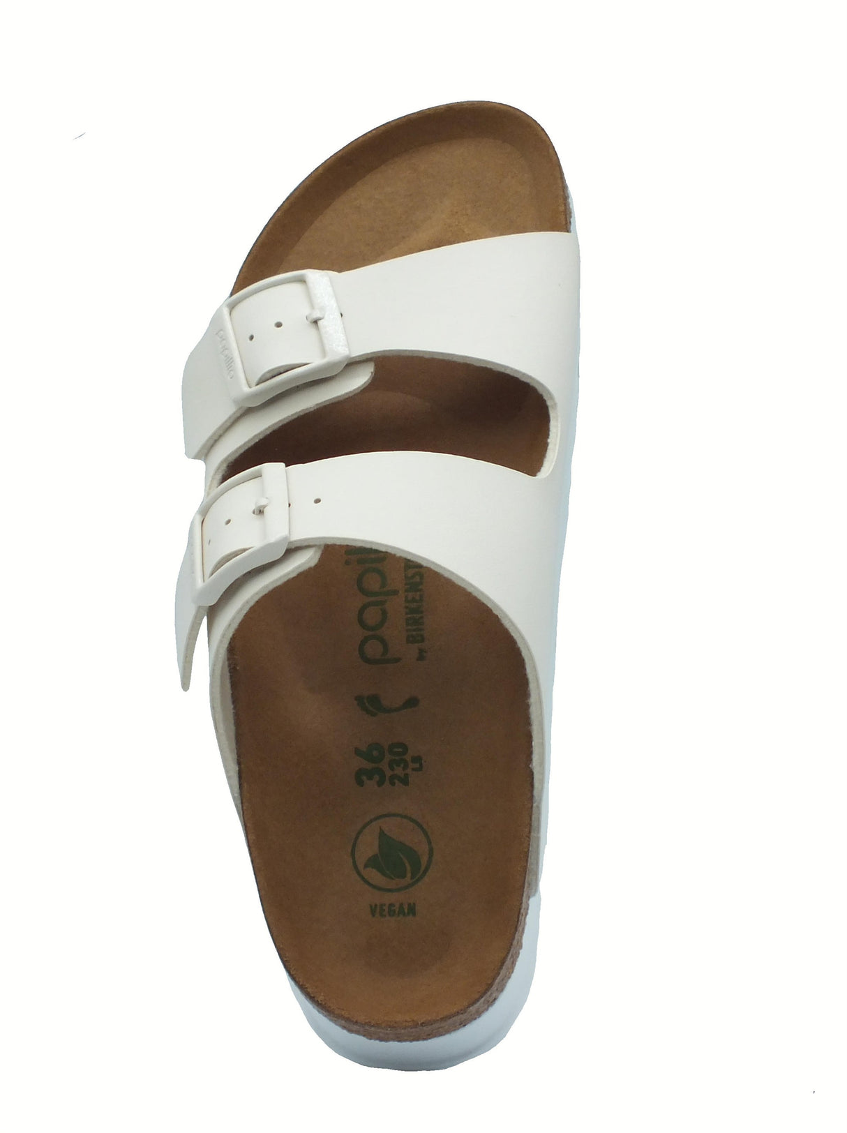 Papillio Papillio 1029127 Arizona Pap Flex Platform Eggshell Sandali per Donna con doppia fibia bianco