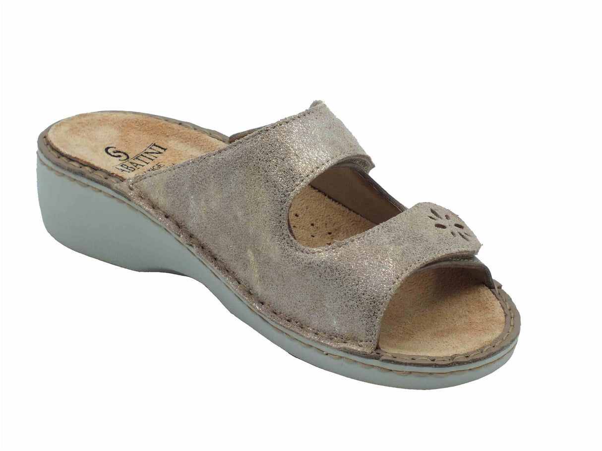 Sabatini Sabatini S1523 C. Nicole Murano Soft Beige Sandali per Donna in pelle beige con doppio strappo Beige