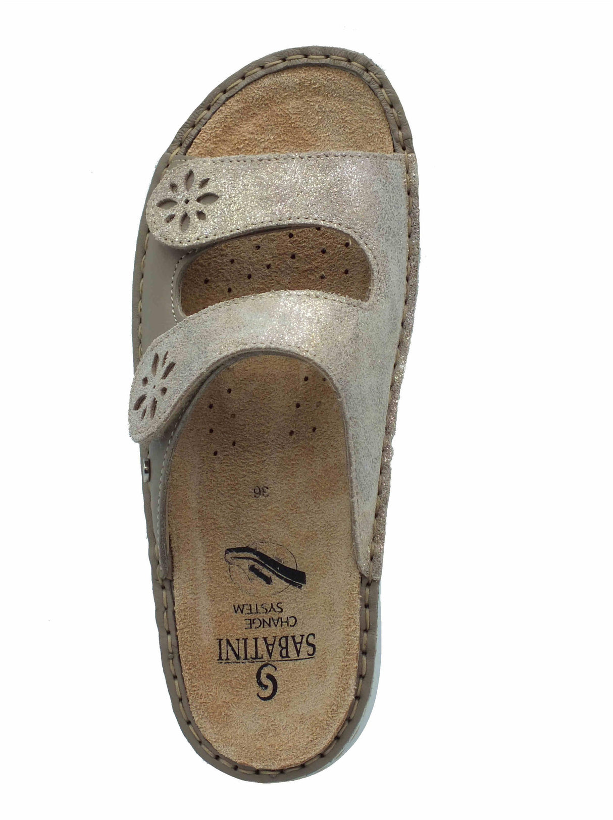 Sabatini Sabatini Sandali zeppa bassa Donna S1523 C. Nicole Murano Soft Beige pelle beige Beige