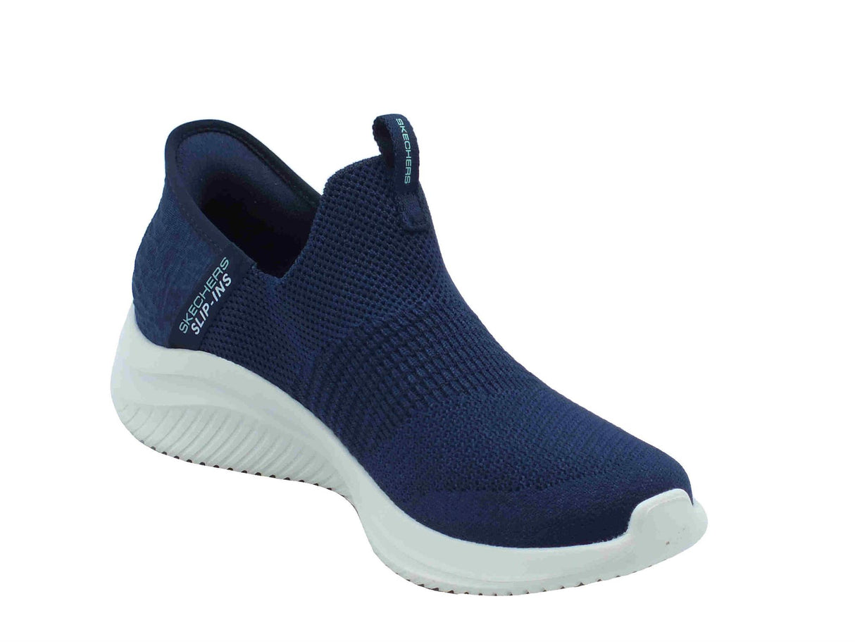 Skechers Skechers Slip-Ins 149709 Ultra Flex Smooth Step Navy Mocassini Sportivi per Donna in tessuto blu Navy