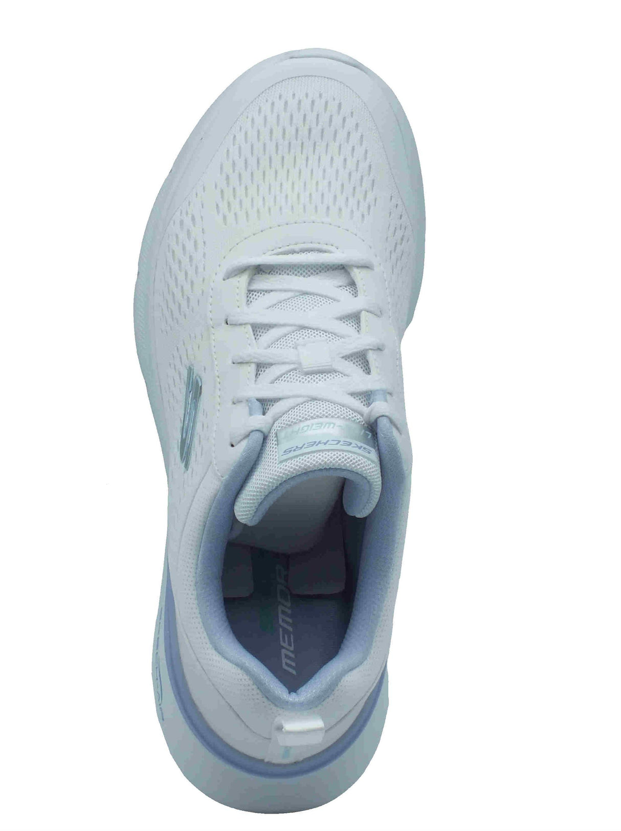 Skechers Skechers 150370 Skech-Air Dynamight White Blue Scarpe Sportive per Donna in tessuto bianco White