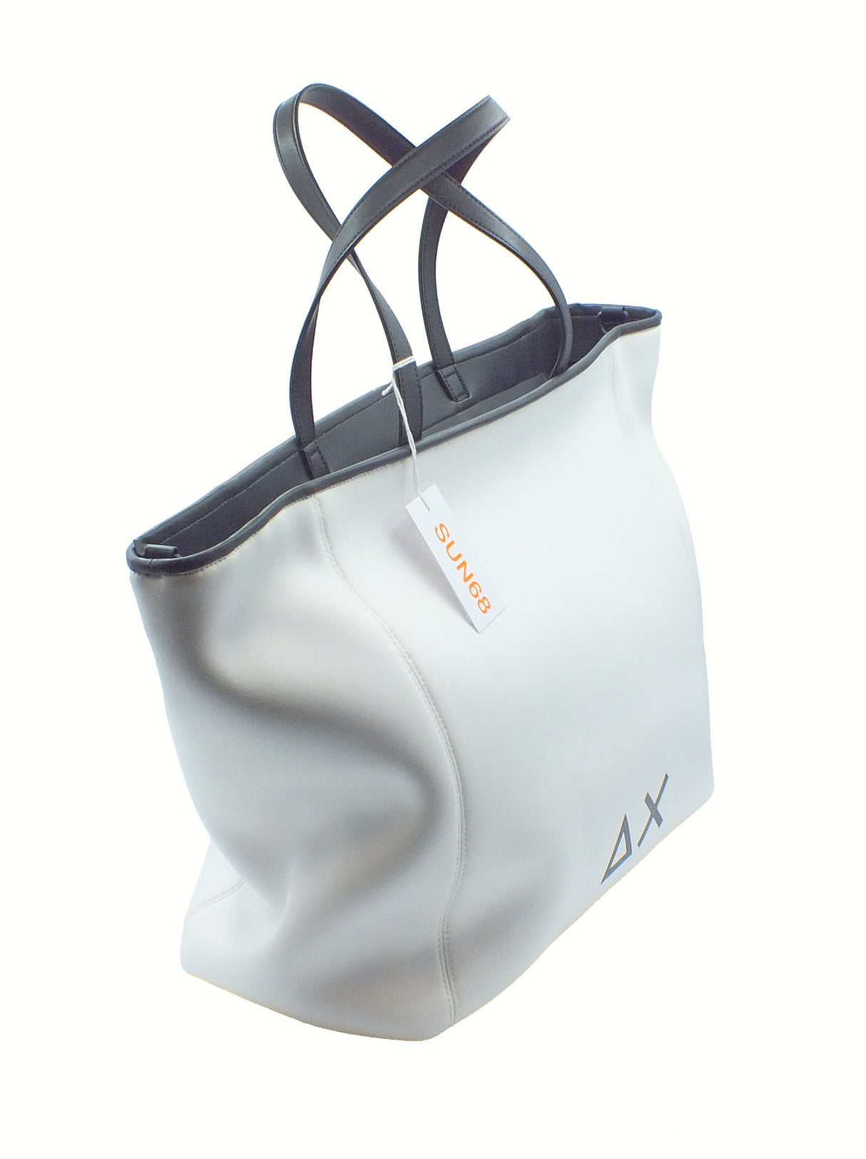 SUN68 SUN68 Z35252 Bianco Borsa Shopping per Donna in ecopelle Bianco