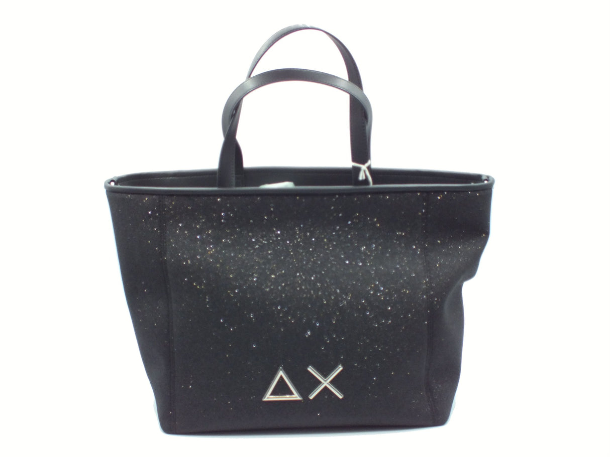 SUN68 SUN68 Z35267 Nero Borsa Shopping Maxi Sportiva per Donna in tessuto glitter Nero
