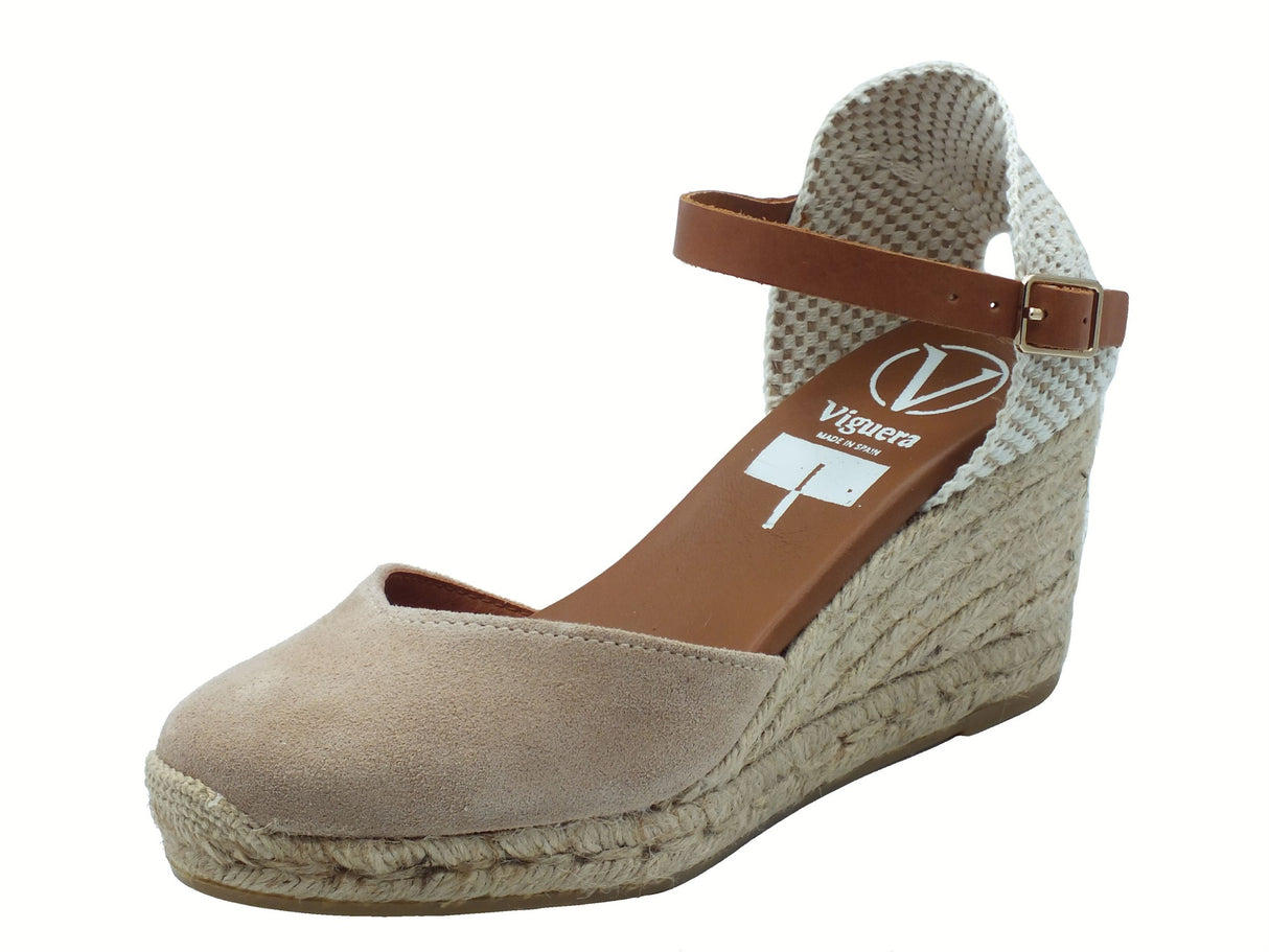 Viguera Viguera Sandali zeppa alta Donna 2012 Vitelo Desert pelle beige Vitelo Desert