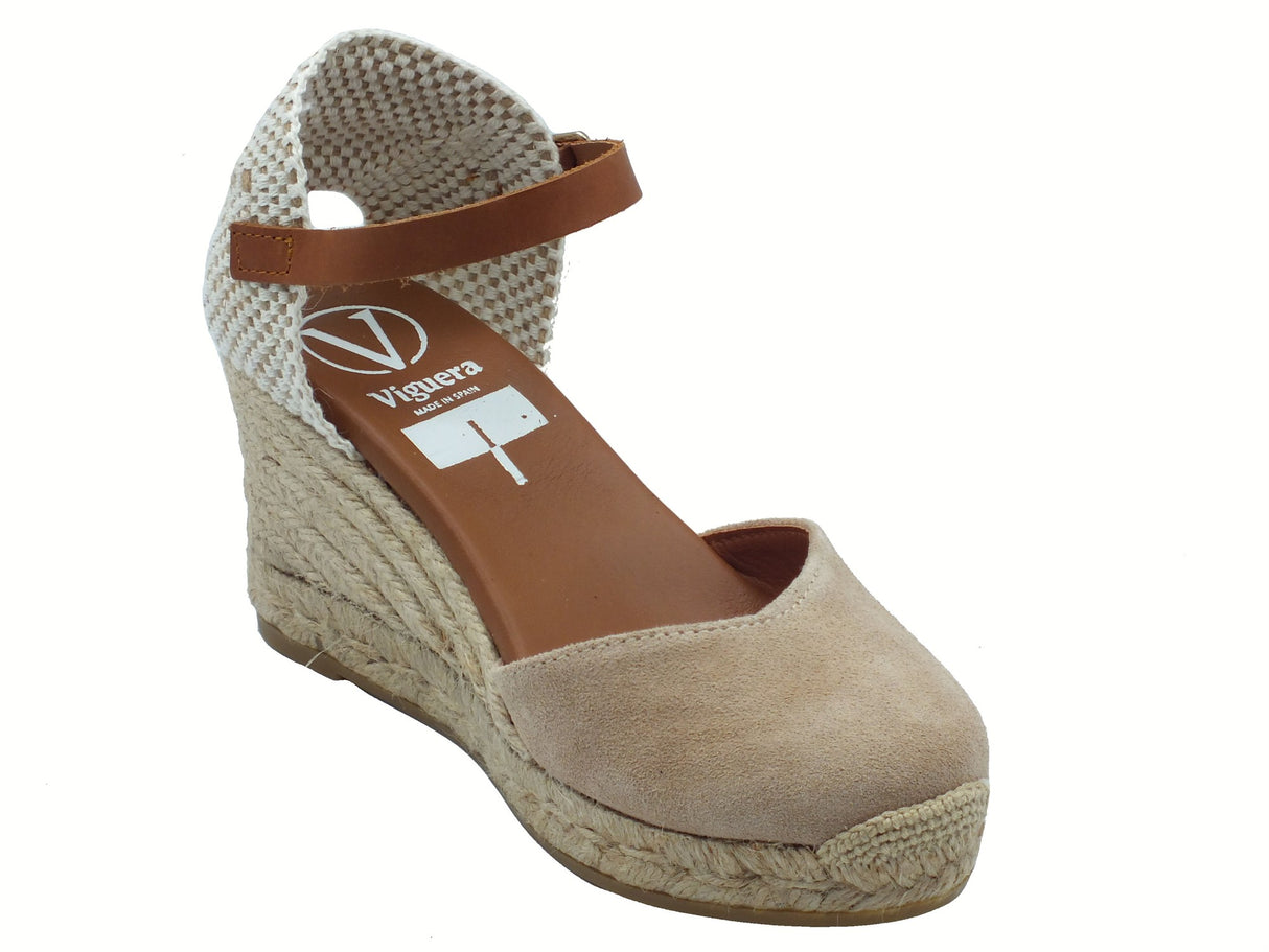 Viguera Viguera Sandali zeppa alta Donna 2012 Vitelo Desert pelle beige Vitelo Desert