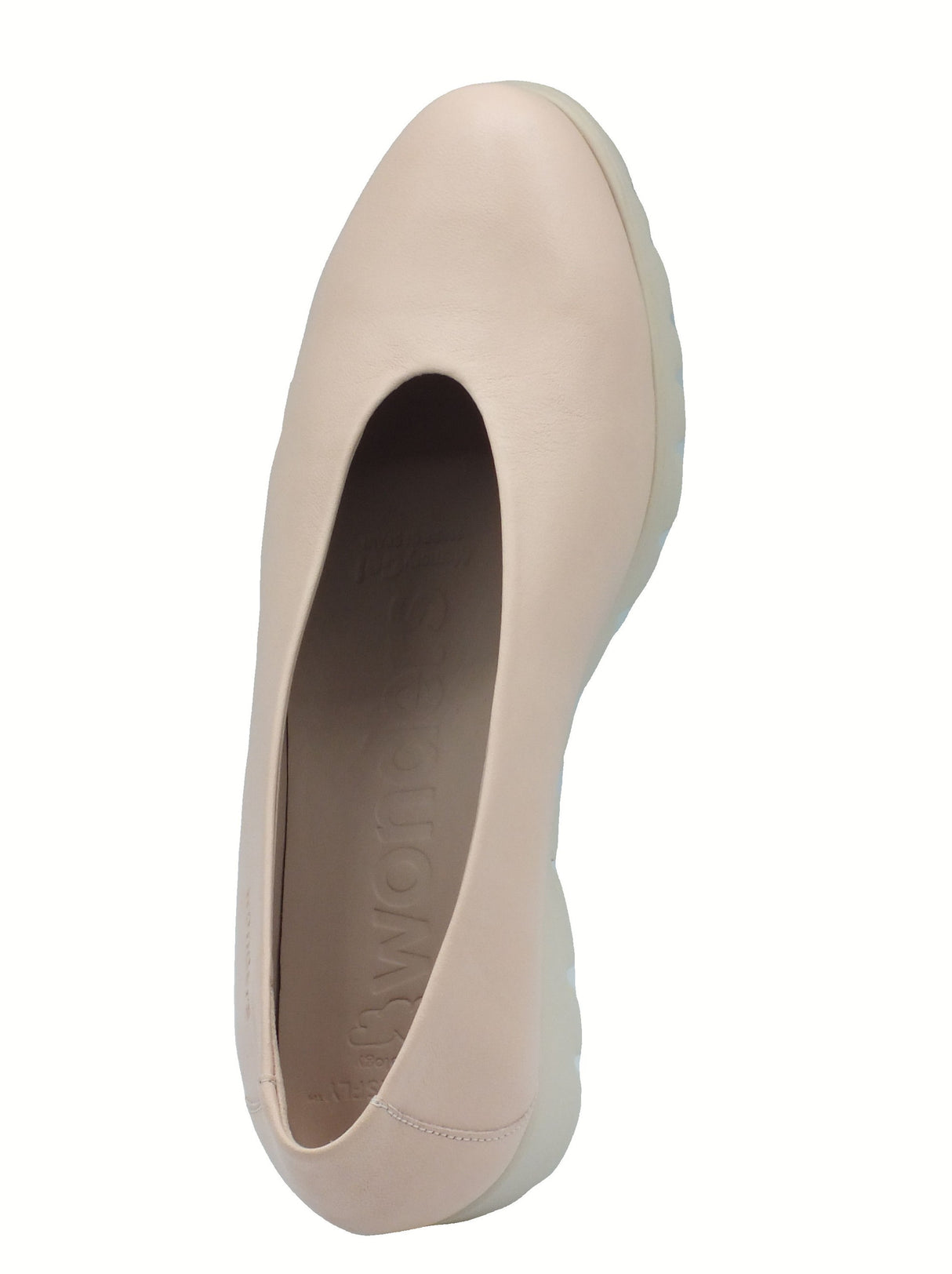 Wonders Wonders C-33150 Amour Sauvage Paloc Mocassini per Donna in pelle beige con zeppa alta Beige