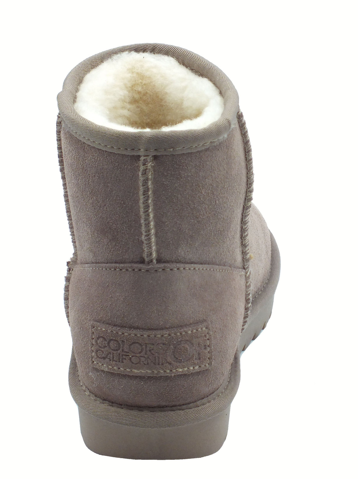Colors of California Colors of California HC.YW001N Taupe mammut per Donna in camoscio zeppa bassa Taupe