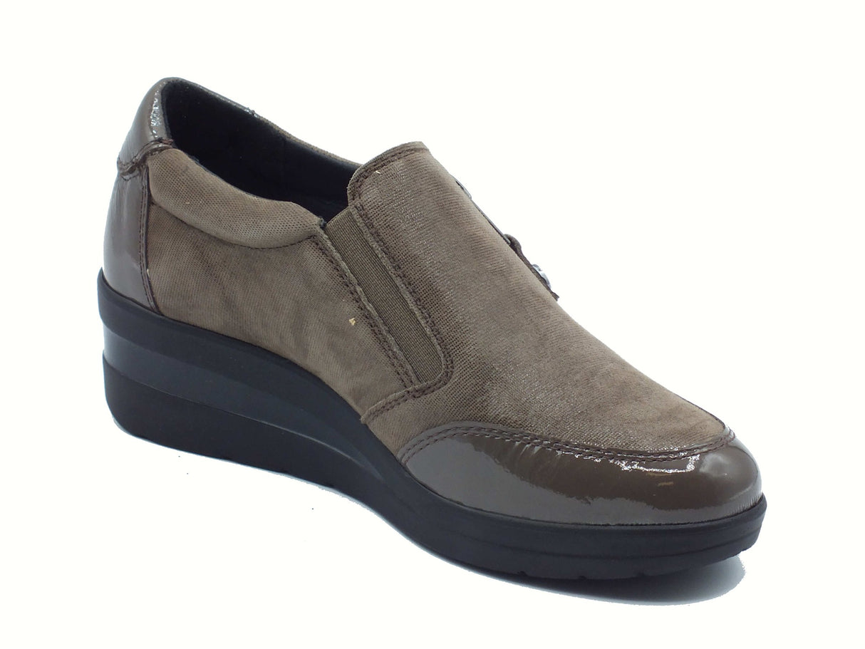 Cinzia Soft Cinzia Soft IV122444 Visone Sneakers Confort per Donna in pelle con lampo Visone