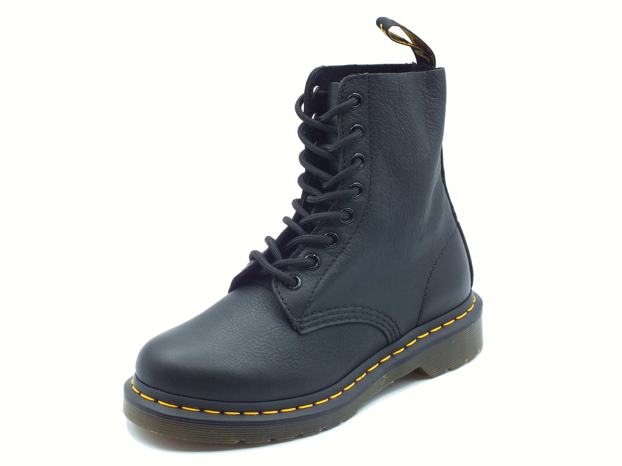 Dr. Martens Dr. Martens 1460 Pascal Black Anfibio per Donna in pelle con tacco Black