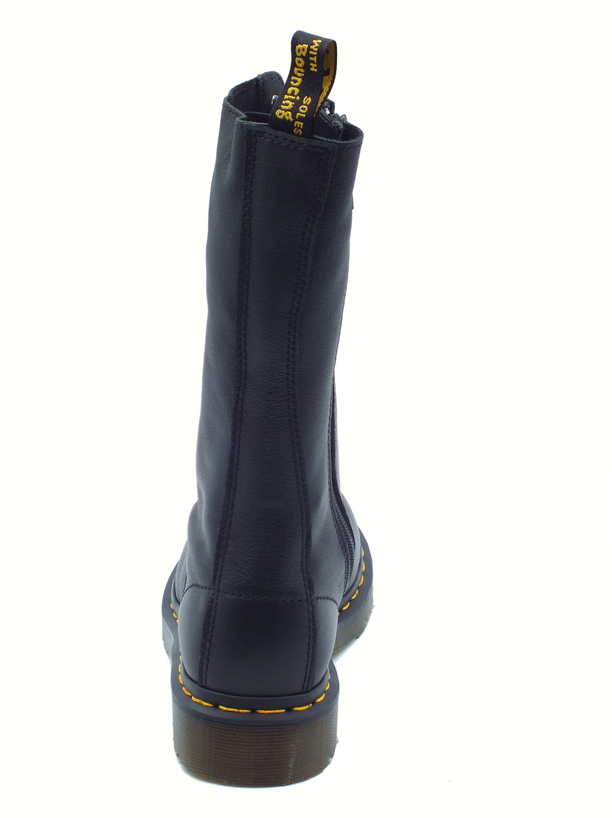 Dr. Martens Dr. Martens 1B99 Virginia Black Anfibio per Donna in pelle con tacco Black