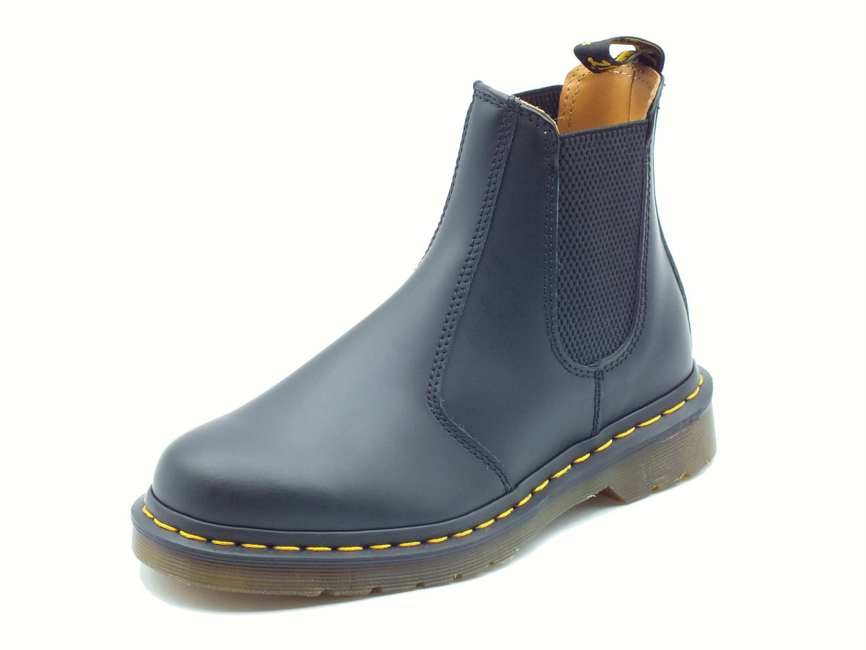 Dr. Martens Dr. Martens 2976 YS Smooth Black Scarponcini per Donna in pelle con tacco Black
