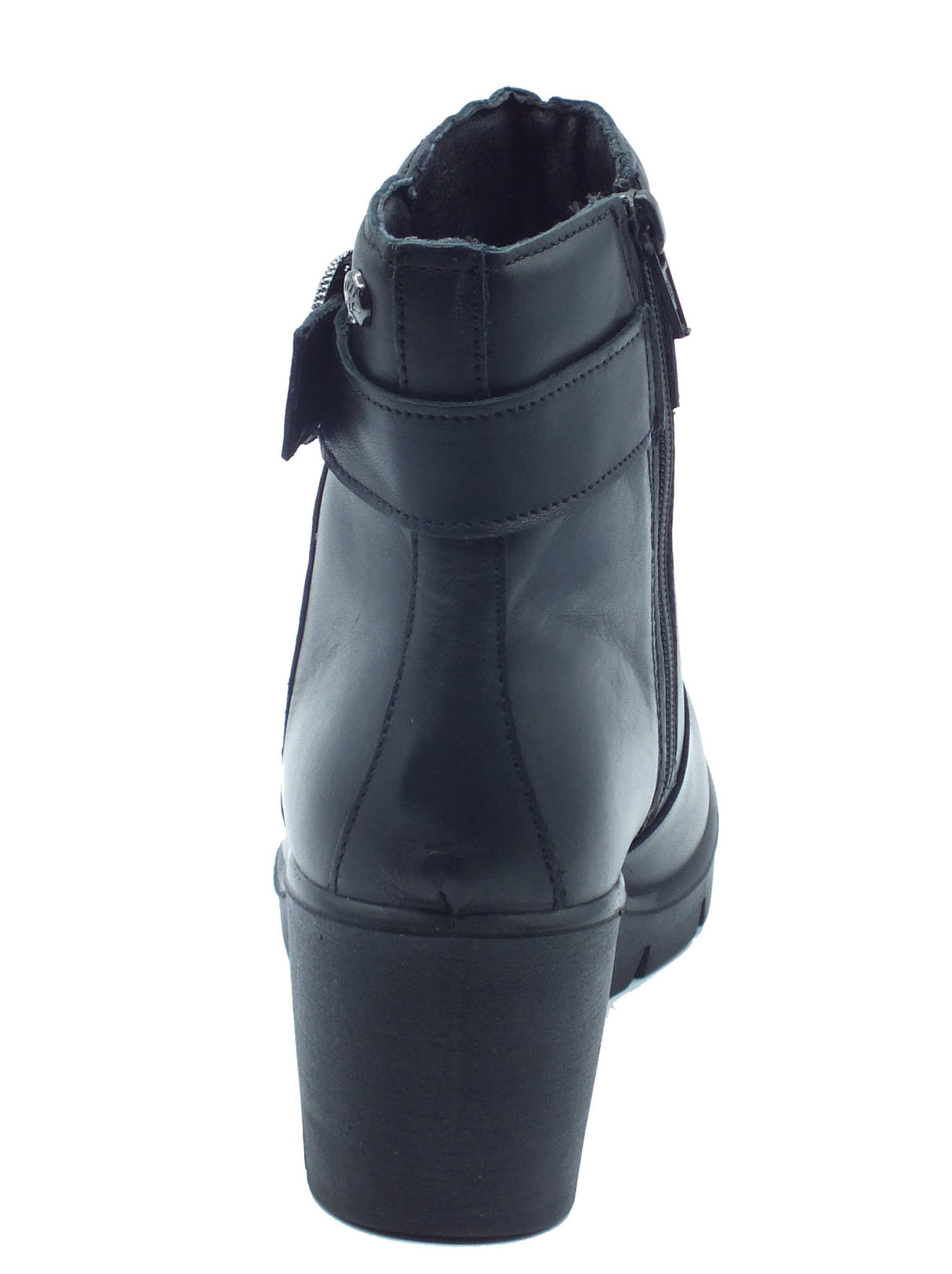 ENVAL Soft Scarpe Donna - Tronchetti con zeppa ENVAL Soft 4763100 Nappa Soft Nero Nero