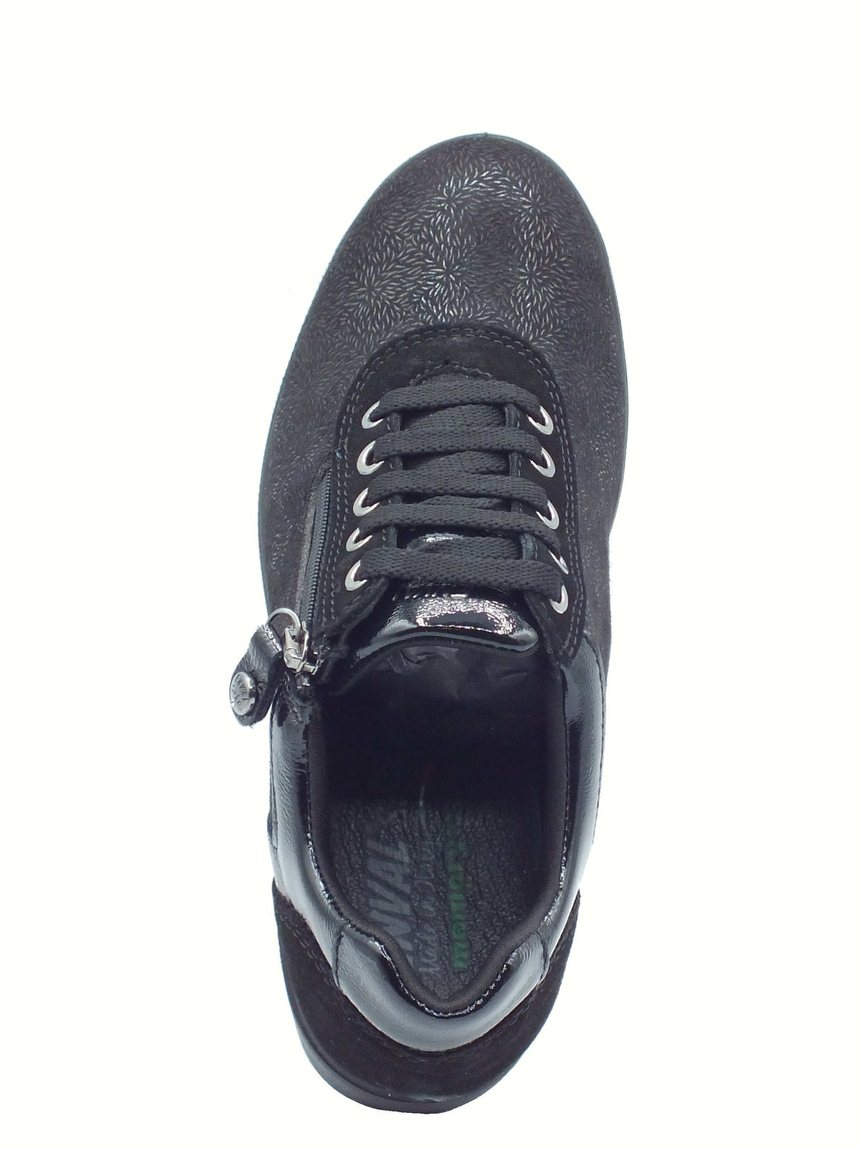 ENVAL Soft ENVAL Soft 8763700 Scam Nero Sneakers confort con lampo e lacci per Donna in tessuto elasticizzato Nero