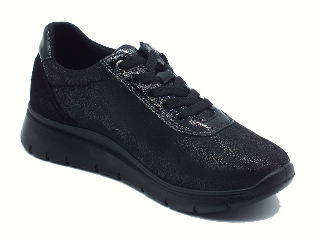 ENVAL Soft ENVAL Soft 8775200 Scam Nero Sneakers confort con lampo e lacci per Donna in tessuto elasticizzato Nero