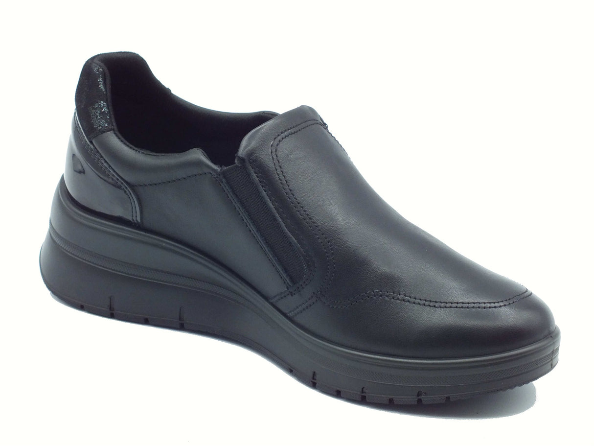 ENVAL Soft ENVAL Soft 8777700 Nappa Soft Nero Mocassini Confort per Donna in pelle con lampo Nero