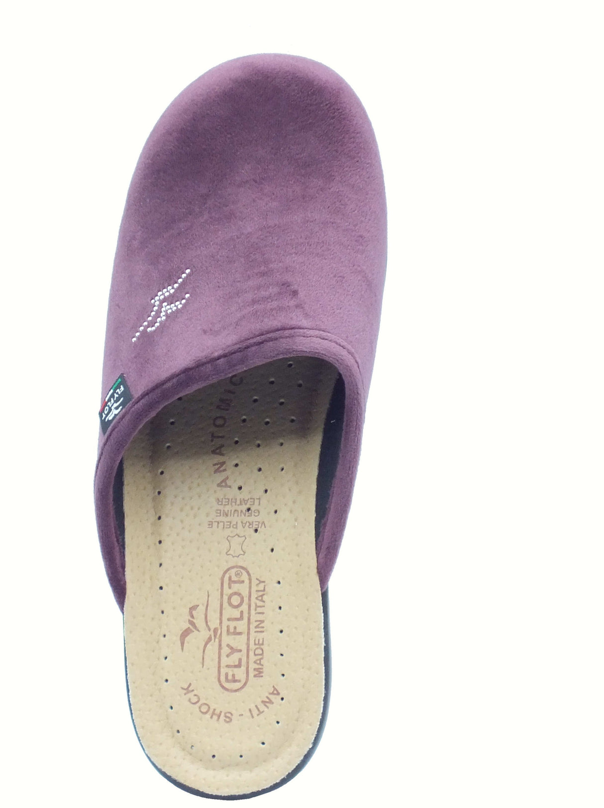 Fly Flot Fly Flot L8 P17 PE Acquafredda Prugna Pantofole per Donna in tessuto con sottopiede anti-shock in pe Prugna