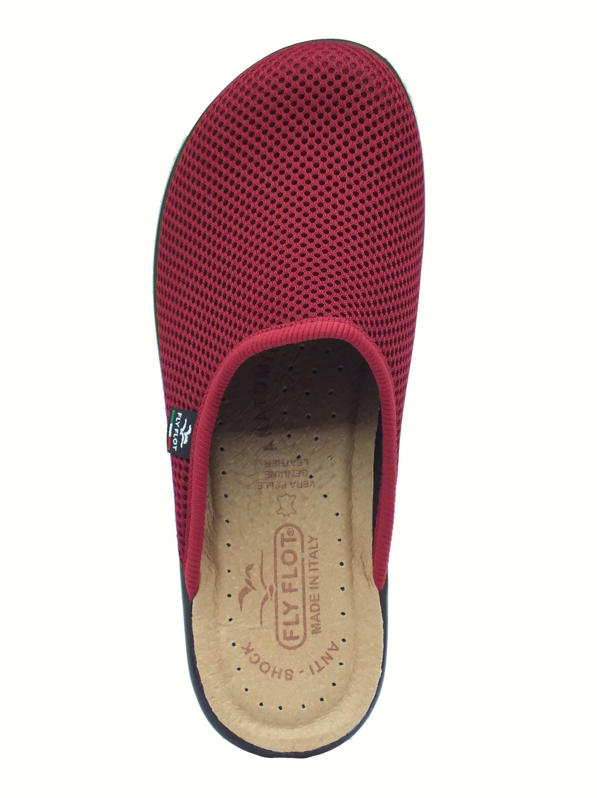 Fly Flot Fly Flot T4 368 FE Anoia Bordo Pantofole per Donna in tessuto con sottopiede anti-shock in pelle bordò