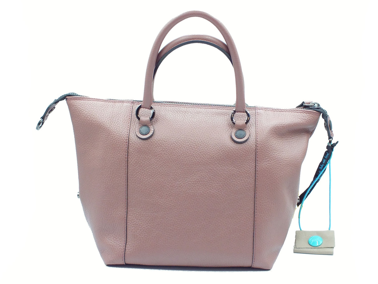 Gabs Gabs G000033T2 G3 Plus Bull Black Balsamico Tg M Borsa Shopping per Donna in pelle marrone con lampo Balsamico