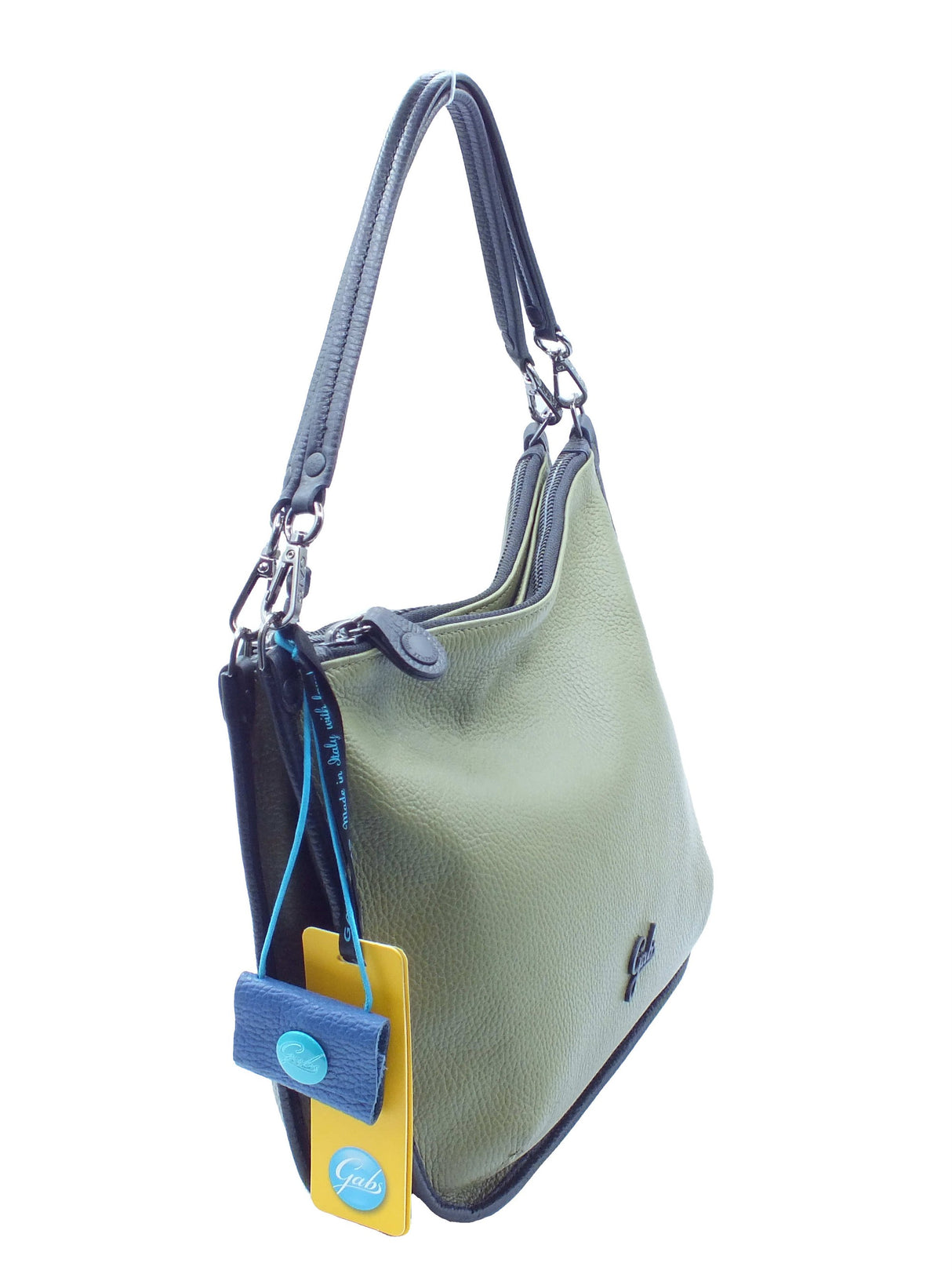 Gabs Gabs G011680T2 Ariana Bull Black Prezzemolo TG M Borsa per Donna in pelle Verde