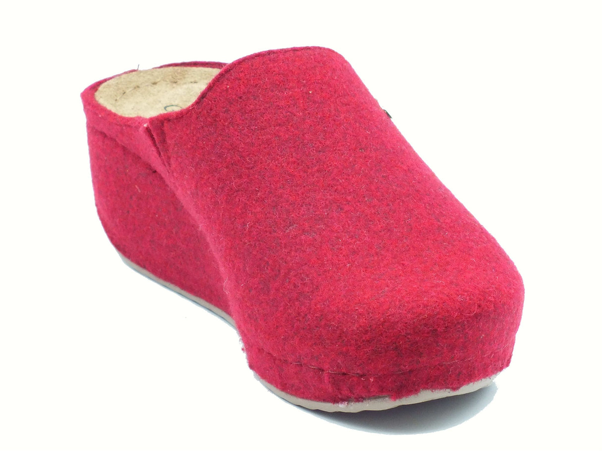 Grunland Grunland RAPY CI1541 Bordò Pantofole per Donna in tessuto Bordò