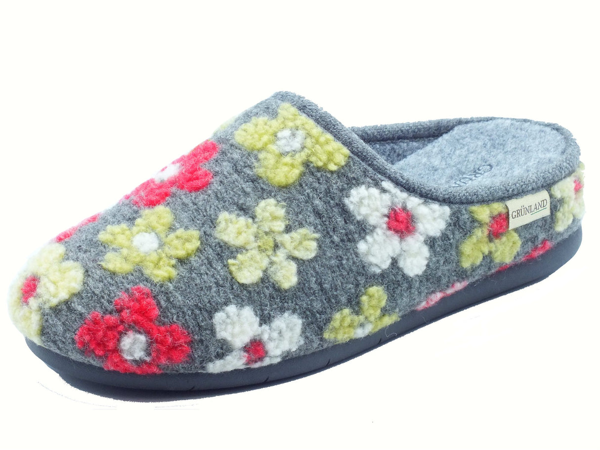 Grunland Grunland IRRA CI3042 Grigio Pantofole per Donna in tessuto Grigio