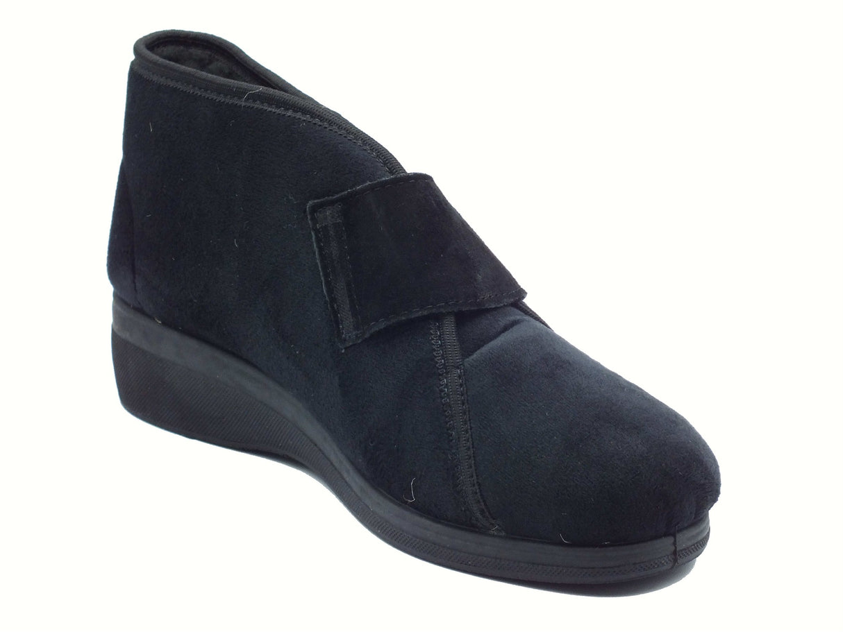 Grunland Grunland IRAE PA1087 Nero Pantofole chiuse per Donna in tessuto nero Nero