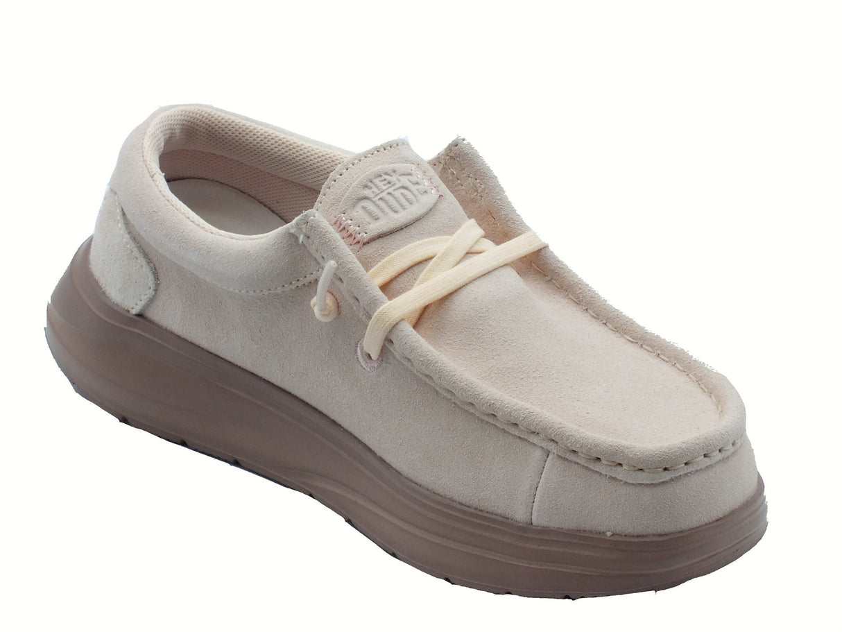 Hey Dude HeyDude 42641 Wendy Comf Blush Scarpe per Donna in camoscio beige rosa Wendy Comf Blush
