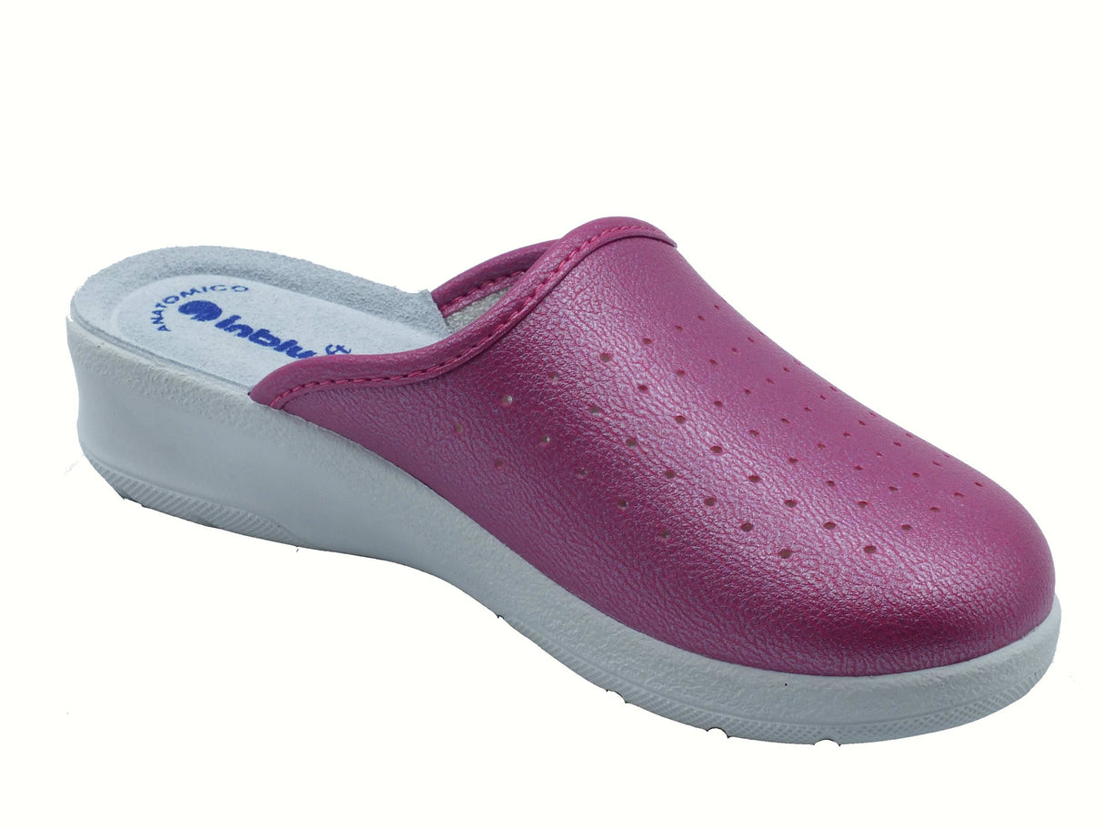 InBlu InBlu 5000033N Azalea Pantofole per Donna sottopiede anatomico in pelle Azalea