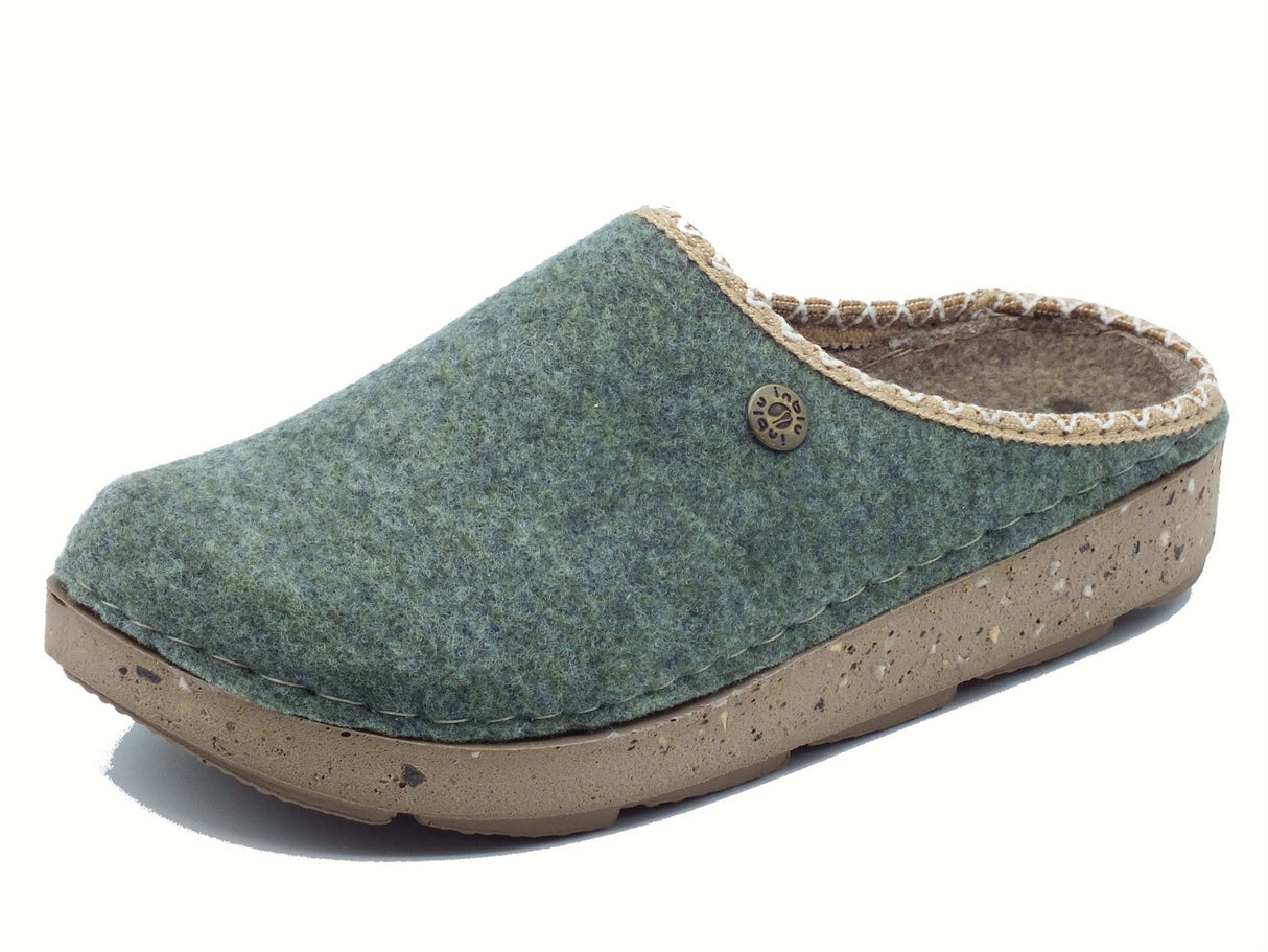 InBlu InBlu ED000031 Menta Pantofole per Donna in tessuto verde Menta