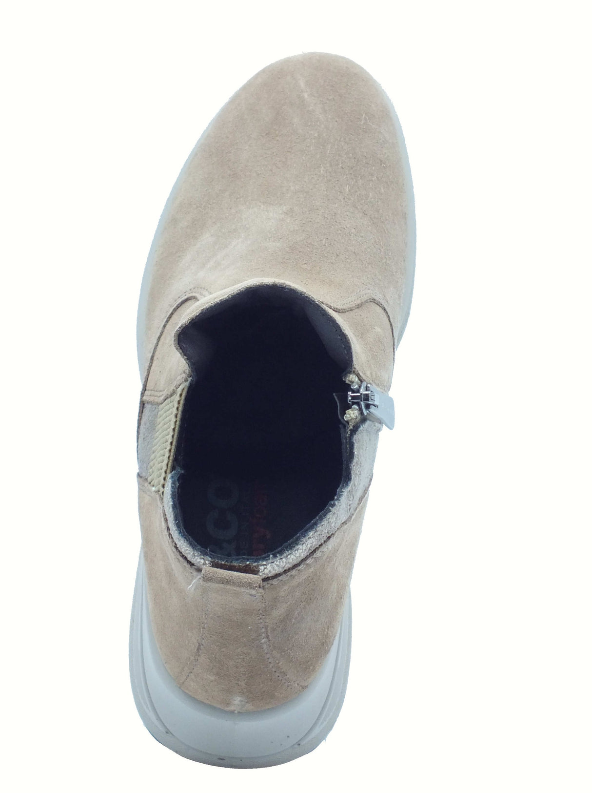 Igi&Co Igi&Co 8654244 Scam. Super Fango Tronchetti con zeppa per Donna in camoscio Fango