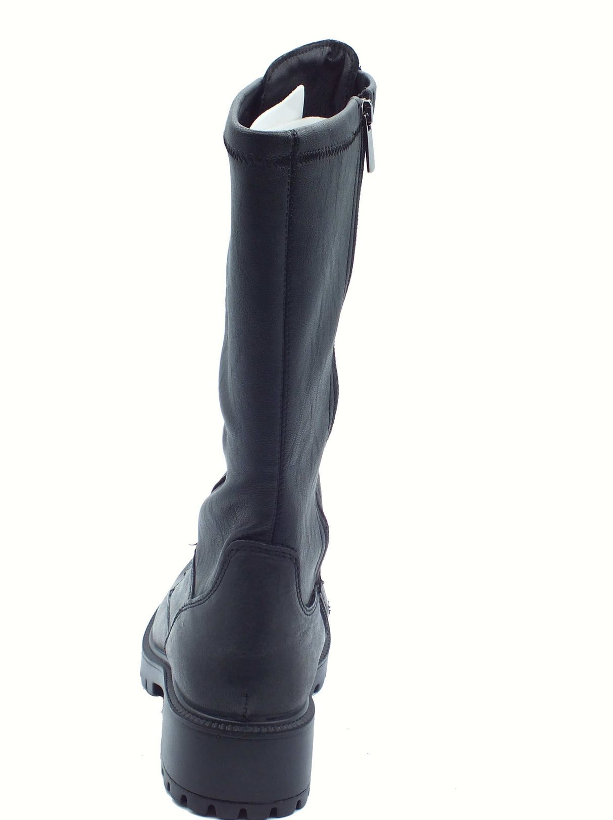 Igi&Co Igi&Co 8663100 Cap Met Pa Nero Anfibi per Donna in pelle con lampo e lacci Nero