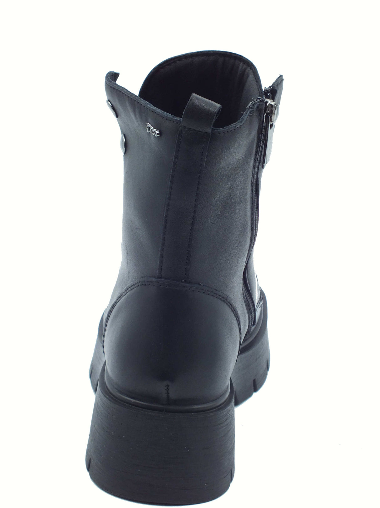 Igi&Co Igi&Co 8665833 Nappa Soft Nero Scarponcini per Donna in pelle nera Nero