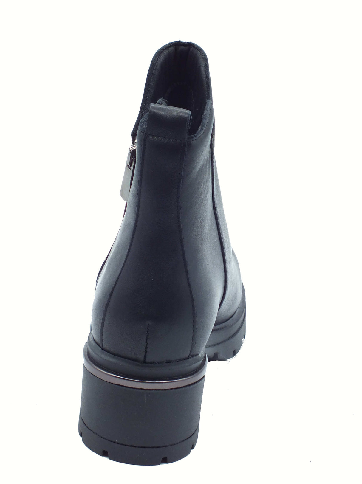 Igi&Co Igi&Co 8693900 Nappa Soft Nero Tronchetti con tacco per Donna in pelle nera Nero