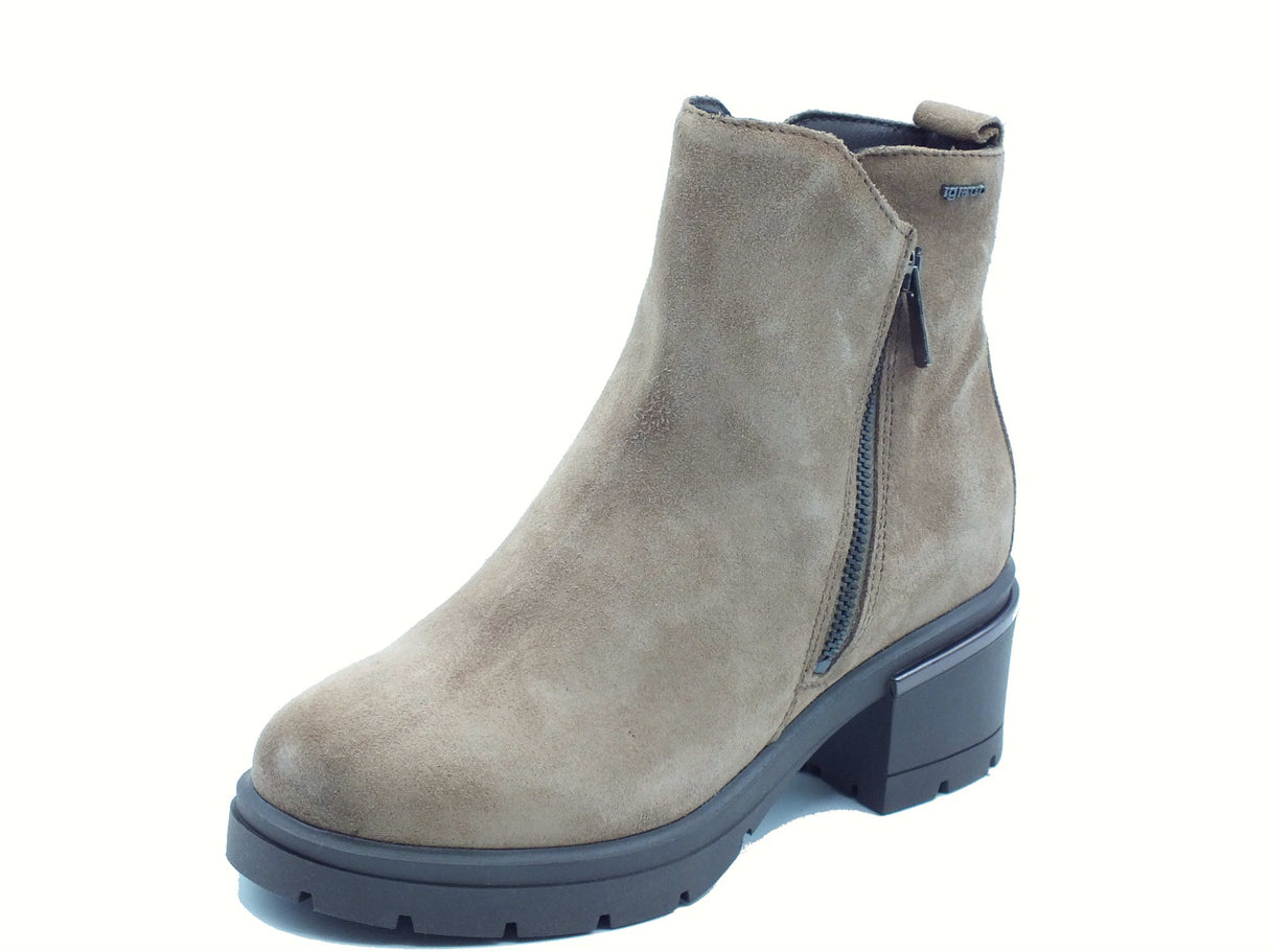 Igi&Co Igi&Co 8693922 Scam. Super Fango Tronchetti con tacco per Donna in camoscio Fango
