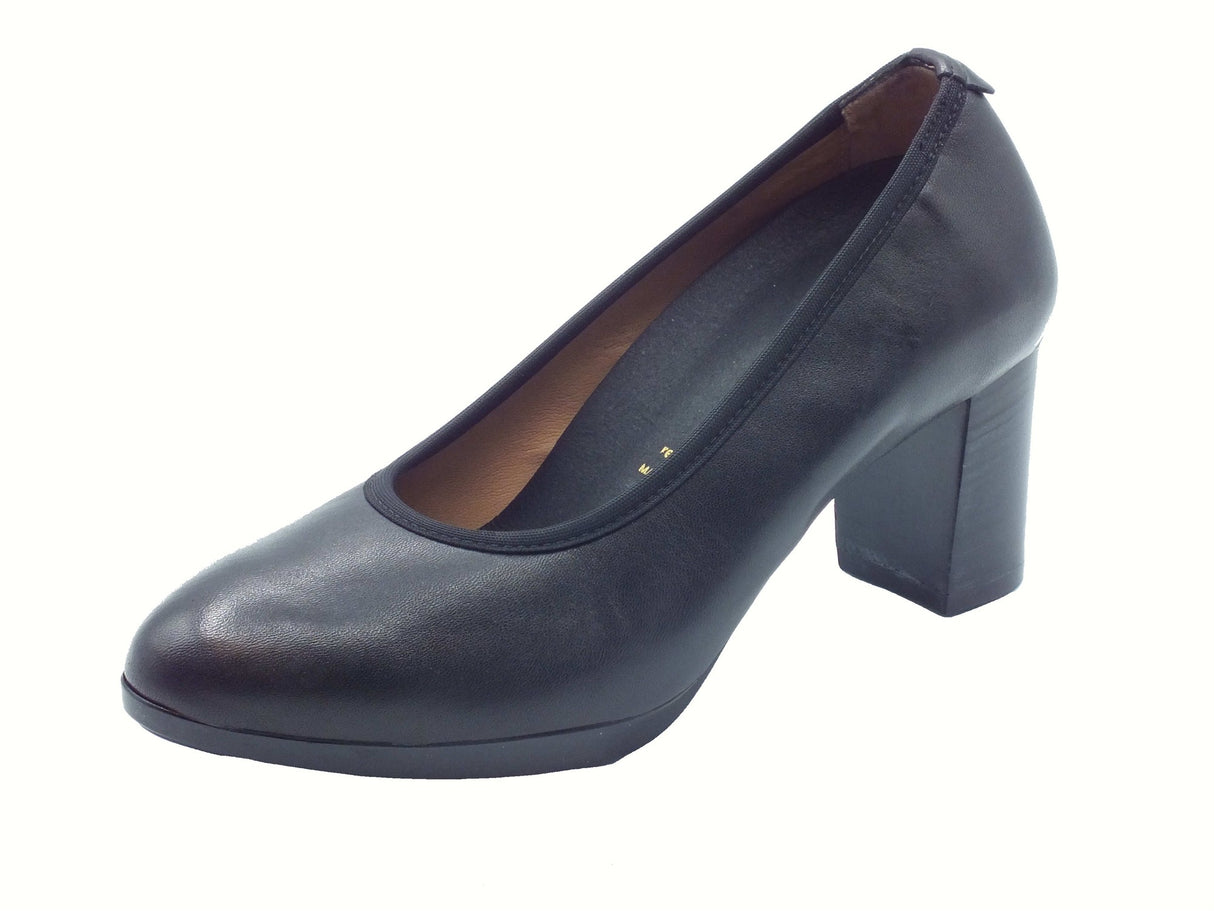 Melluso Melluso D5154 Nicole Nero Decoltè per Donna in pelle con tacco Nicole Nero