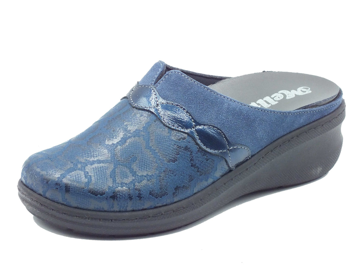 Melluso Melluso Pantofole Donna PD900Q Cobalto pelle blu Cobalto