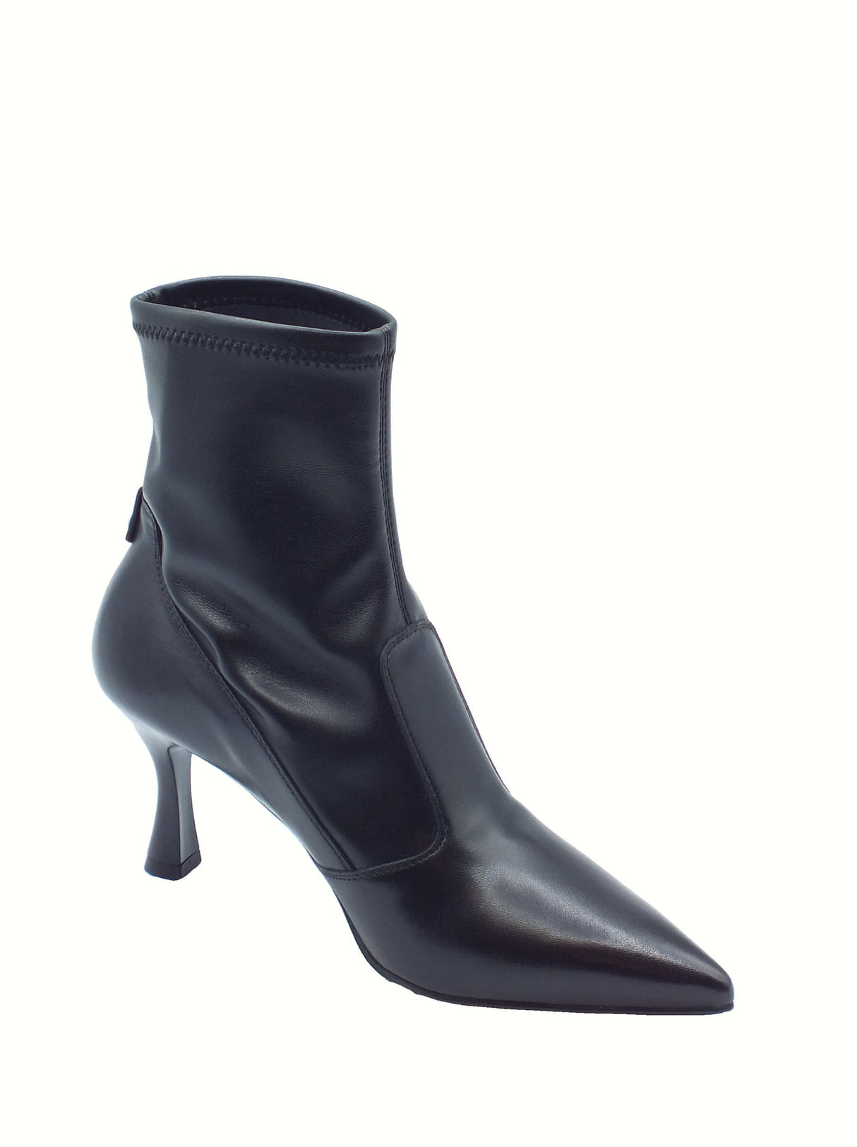 Nero Giardini NeroGiardini I410830D Nappa Pand. Nero Tronchetti eleganti per Donna in pelle con tacco Nappa Pand