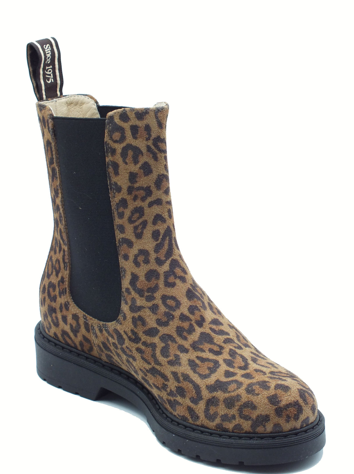 Nero Giardini NeroGiardini I513941D Volga Col. Maculato Tronchetti con tacco basso per Donna in camoscio Maculato