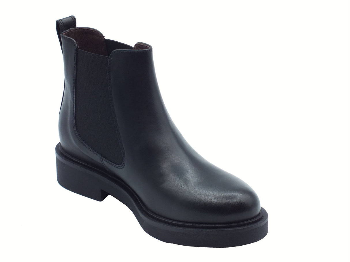 Nero Giardini NeroGiardini I513974D Prince Nero Tronchetti per Donna in pelle con tacco basso Nero